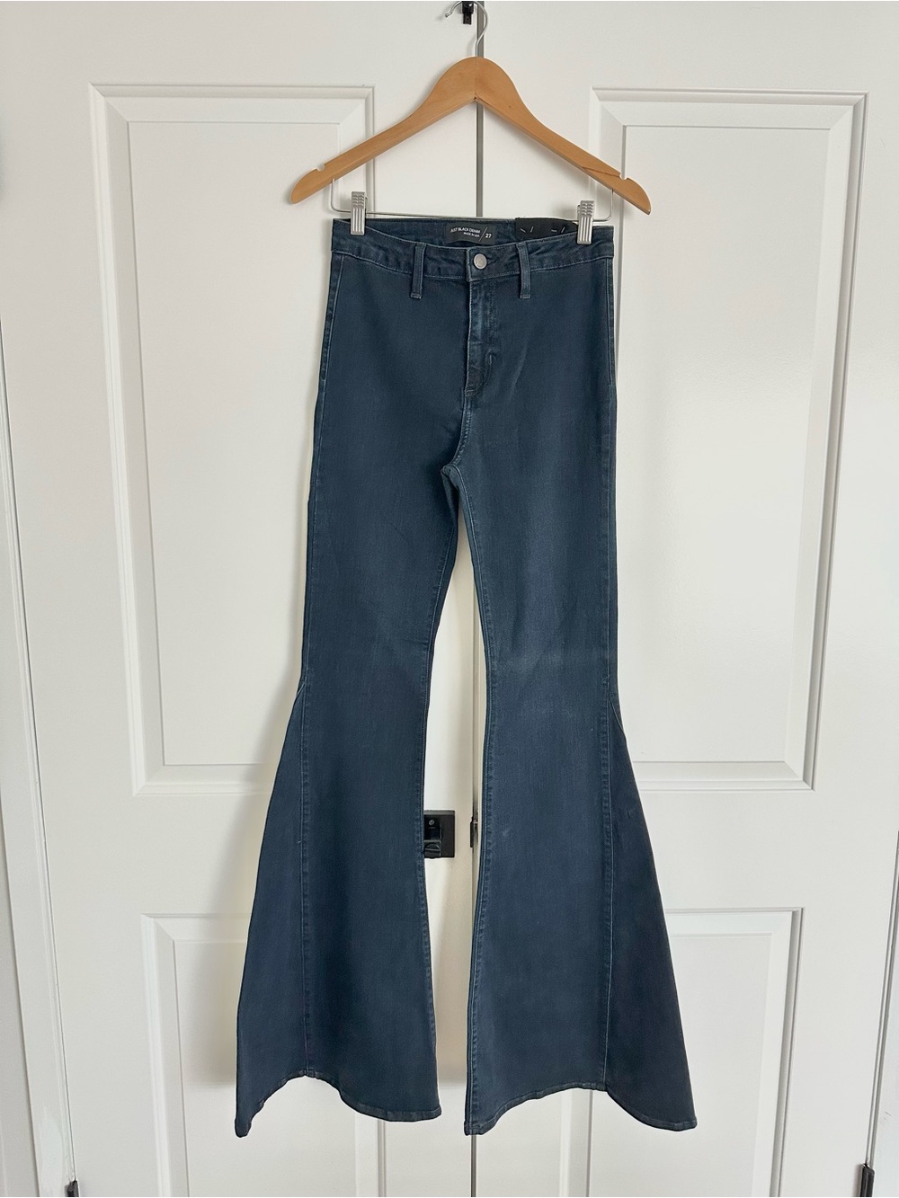 Just Black Women's Dark Indigo Flare Jeans